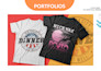 do typography retro vintage patriotic t shirt design
